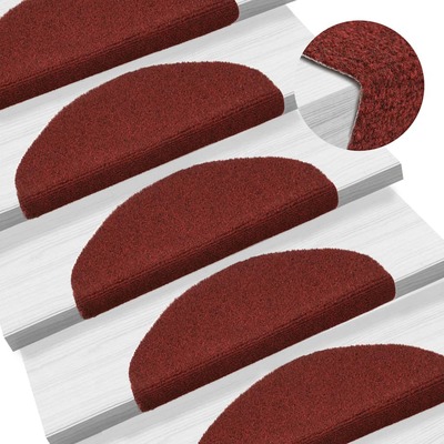 15 pcs Self-adhesive Stair ats Needle Punch--Red