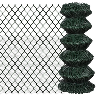 Chain Link Fence Galvanised Steel (Green)