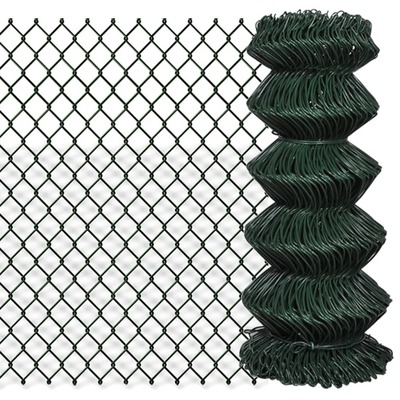 Chain Link Fence Galvanised Steel (Green)