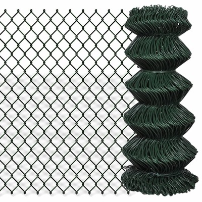 Chain Link Fence Galvanised Steel ,Green