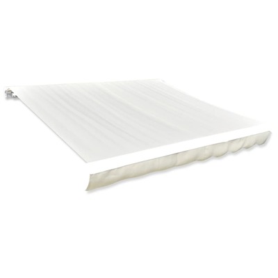 Awning Top Sunshade Canvas Cream L