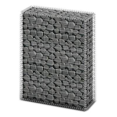 Gabion Basket with Lids Galvanised Wire L