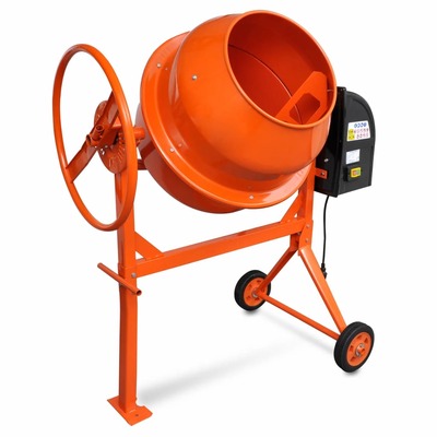 Concrete ier Cement Mixer Steel Orange