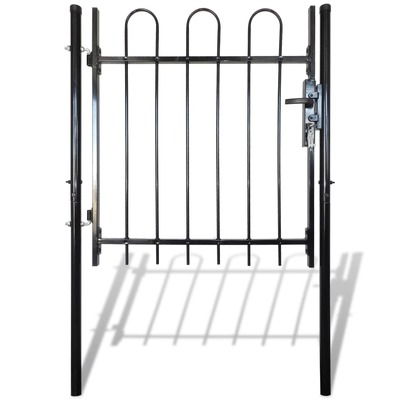 Single Door Fence Gate with Hoop Top S    