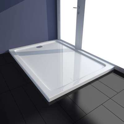 Rectangular ABS Shower Base Tray White  M  