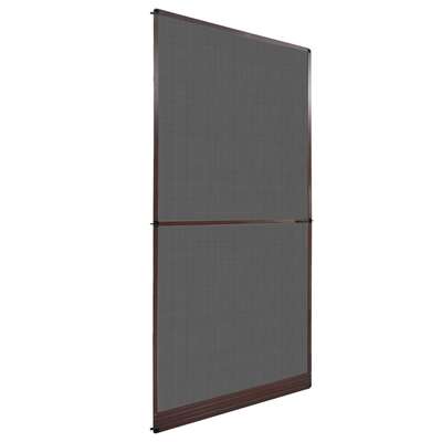 Brown-Hinged Insect Screen for Doors XL