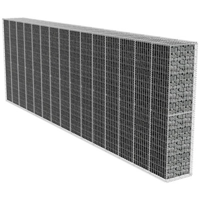 Gabion Wall with Cover Galvanised Steel