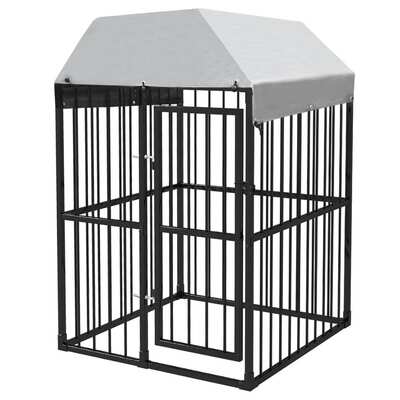 Dog Kennel with Roof (Outdoor)
