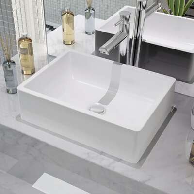 Basin Ceramic White 