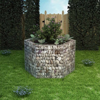 Hexagonal Gabion Planter XL