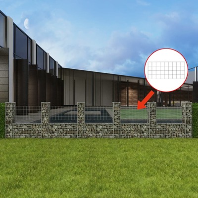 Gabion Basket U-Shape Galvanised Steel  L