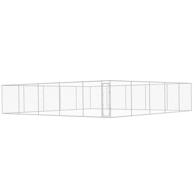 Outdoor Dog Kennel Galvanised Steel L