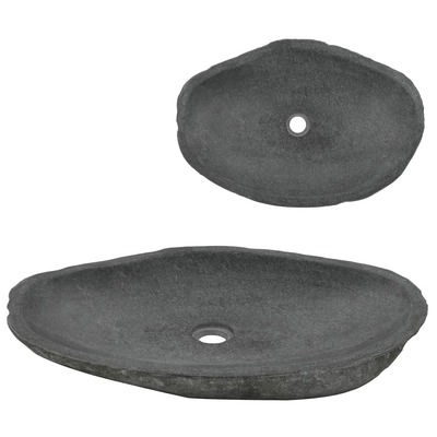 Wash Basin River Stone Oval 