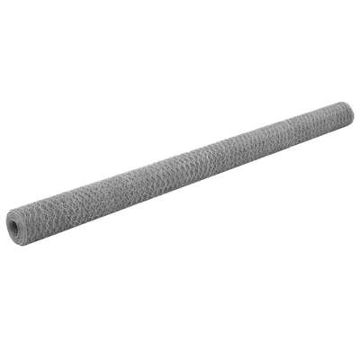 Chicken Wire Fence Galvanised Steel Silver XXXL