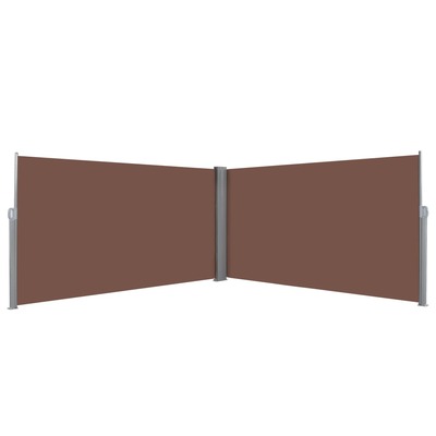 Retractable Side Awning Brown