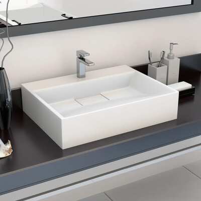 Wash Basin Mineral Cast/Marble Cast (White)