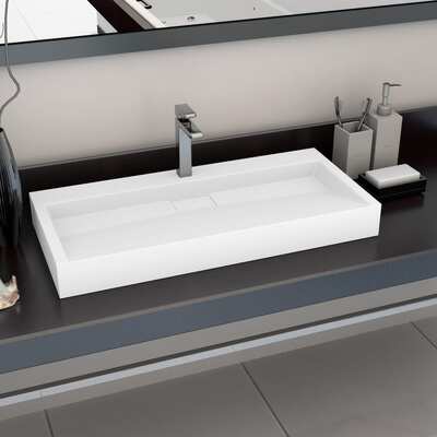 Wash Basin  Mineral Cast/Marble Cast {White}