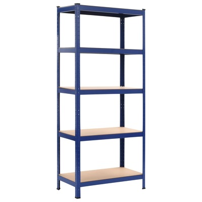 Storage Shelf Blue 1  Steel and MDF