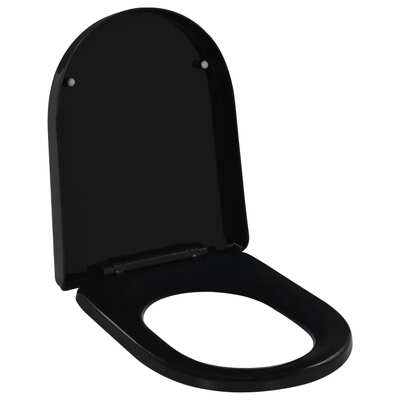 Soft-close Toilet Seat -Black
