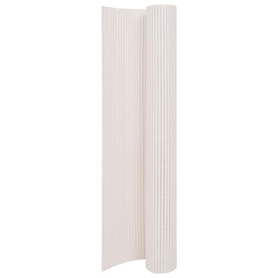 Double-Sided Garden Fence  -White