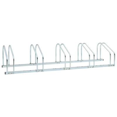 5-Bike Parking Floor Rack Steel