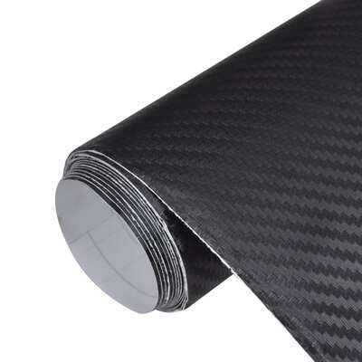 Carbon Fiber Vinyl Car Film 3D Black    