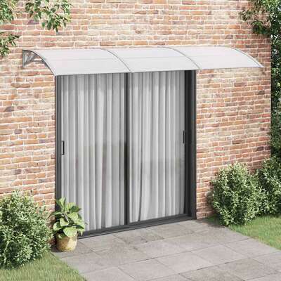 Door Canopy Grey Polycarbonate