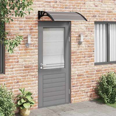 Modern Door Canopy Black Polycarbonate