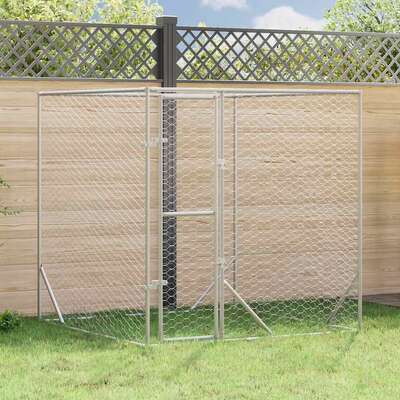 Galvanised Steel Dog Kennel 2x2x2m Outdoor | EXTG
