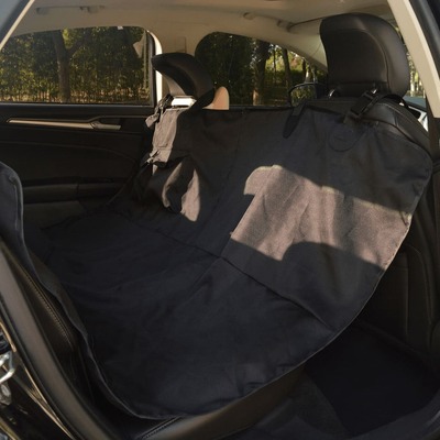 Pet Rear Car Seat Cover Black