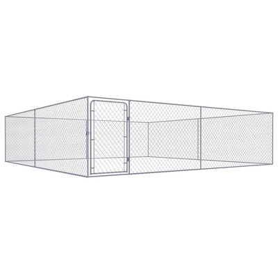 Outdoor Dog Kennel Galvanised Steel  M