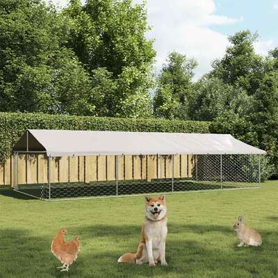 Dog Kennel with Roof