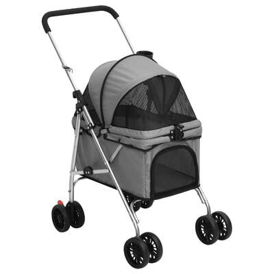 Innovative Pet Pram: Stylishly Folding Dog Stroller, Durable Oxford Fabric