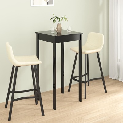 Bar Table Mdf Black 