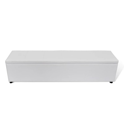 Storage Bench White Large Size