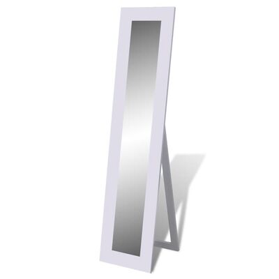 Free Standing Mirror Full Length White