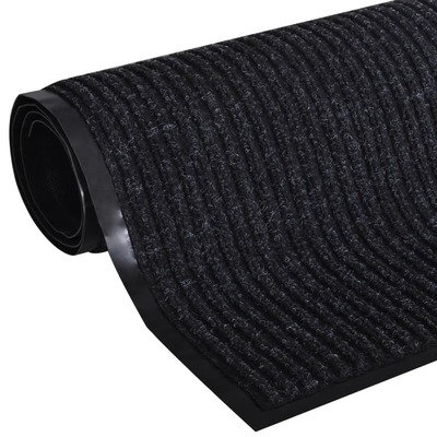 Black PVC Door Mat    