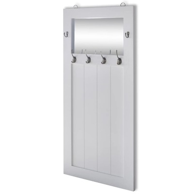 Coat Rack with Mirror