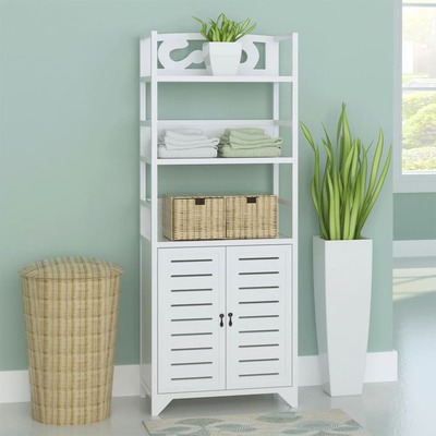 Bathroom Cabinet Albuquerque Wood White 