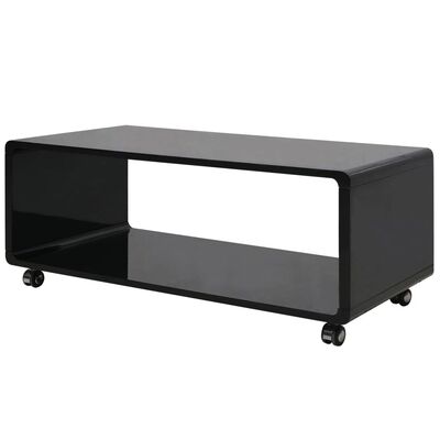 High Gloss Coffee Table Black