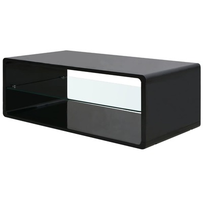 High Gloss Coffee Table Black