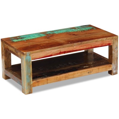 Coffee Table Solid Reclaimed  Wood 