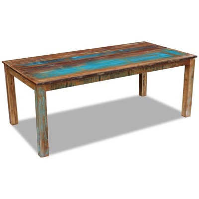 Dining Table, Solid Reclaimed Wood