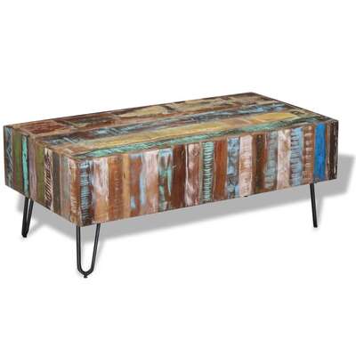 Coffee Table Solid Reclaimed Wood 