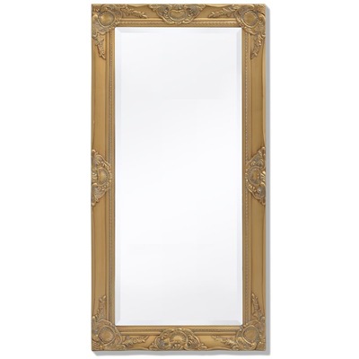 Wall Mirror  Baroque Style  Gold
