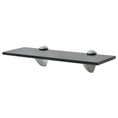 Floating Shelf Glass - Black