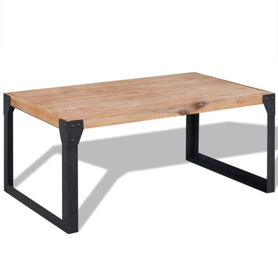 Coffee Table Solid Acacia Wood 