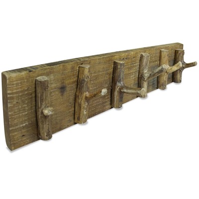 Coat Rack Solid Reclaimed Wood 