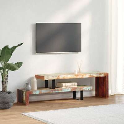 TV Stand Solid Reclaimed Wood