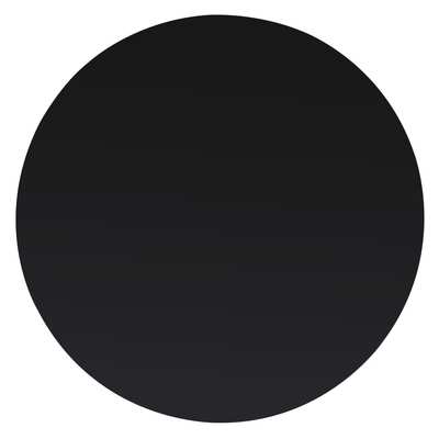 Table Top Tempered Glass Round 400 mm